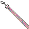 Load image into Gallery viewer, Dog Leash - Crown Princess Oval Baby Pink/Baby Blue

