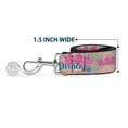 Load image into Gallery viewer, Dog Leash - Crown Princess Oval Baby Pink/Baby Blue
