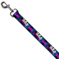 Load image into Gallery viewer, Dog Leash - Crown Princess Oval Black/Turquoise
