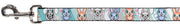 Dog Leash - Cute Bunnies Multi Pastel