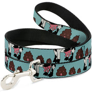 Dog Leash - Cow Poops Color