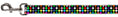 Load image into Gallery viewer, Dog Leash - Diamonds Black/Multi Color

