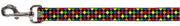 Dog Leash - Diamonds Black/Multi Neon