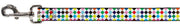 Dog Leash - Diamonds White/Multi Color
