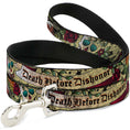 Load image into Gallery viewer, Dog Leash - Death Before Dishonor Tan
