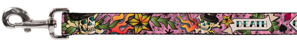 Dog Leash - Death or Glory Pink
