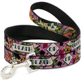 Load image into Gallery viewer, Dog Leash - Death or Glory Pink
