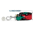 Load image into Gallery viewer, Dog Leash - Dinosaurs/Paint Splatter Black/White/Multi Color
