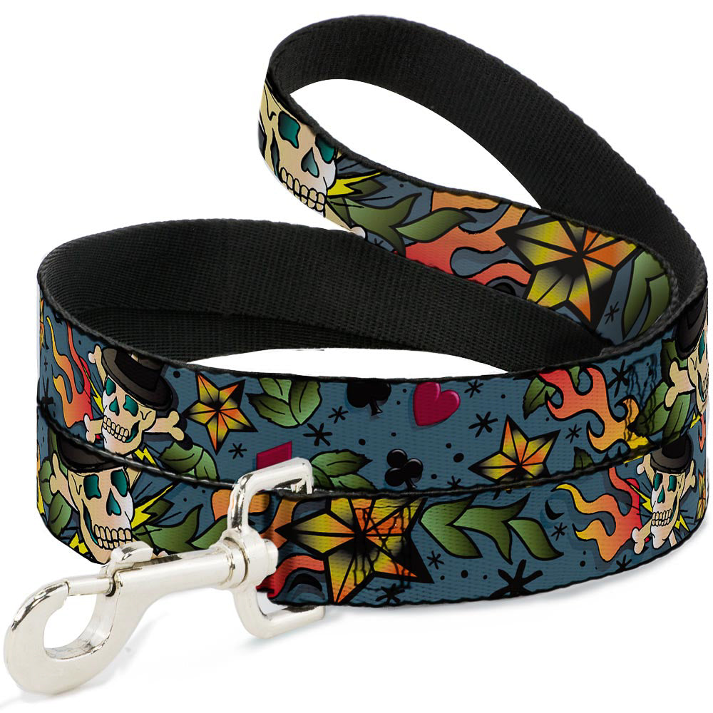 Dog Leash - Death or Glory CLOSE-UP Gray