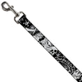 Load image into Gallery viewer, Dog Leash - Dead Men Tell No Tales Black/White
