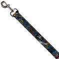Load image into Gallery viewer, Dog Leash - Dead Men Tell No Tales CLOSE-UP Turquoise
