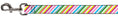Load image into Gallery viewer, Dog Leash - Diagonal Stripes White/Multi Color
