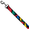 Load image into Gallery viewer, Dog Leash - Dinosaurs Black/Multi Color

