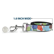 Dog Leash - Dots White/Transparent Multi Color