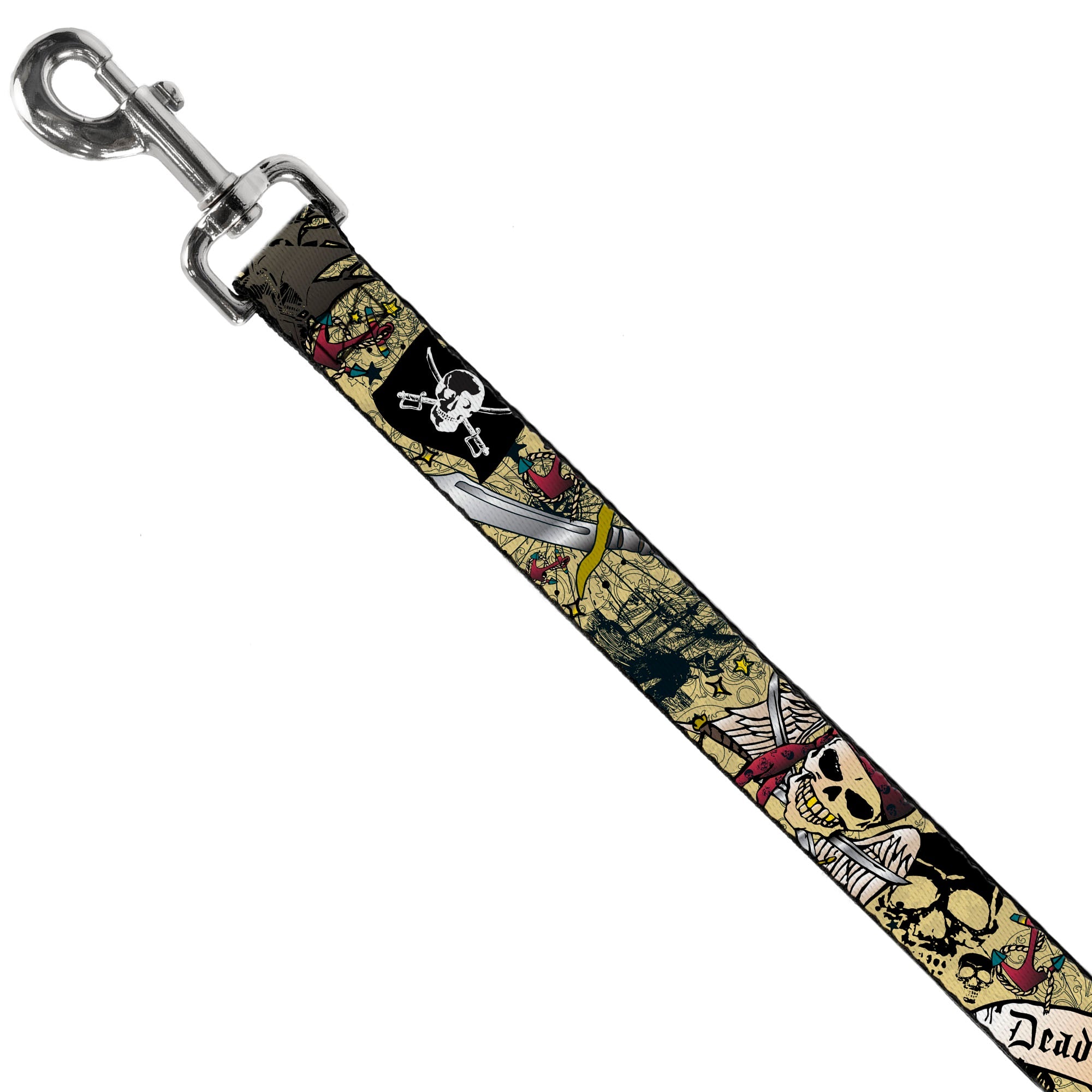 Dog Leash - Dead Men Tell No Tales CLOSE-UP Tan