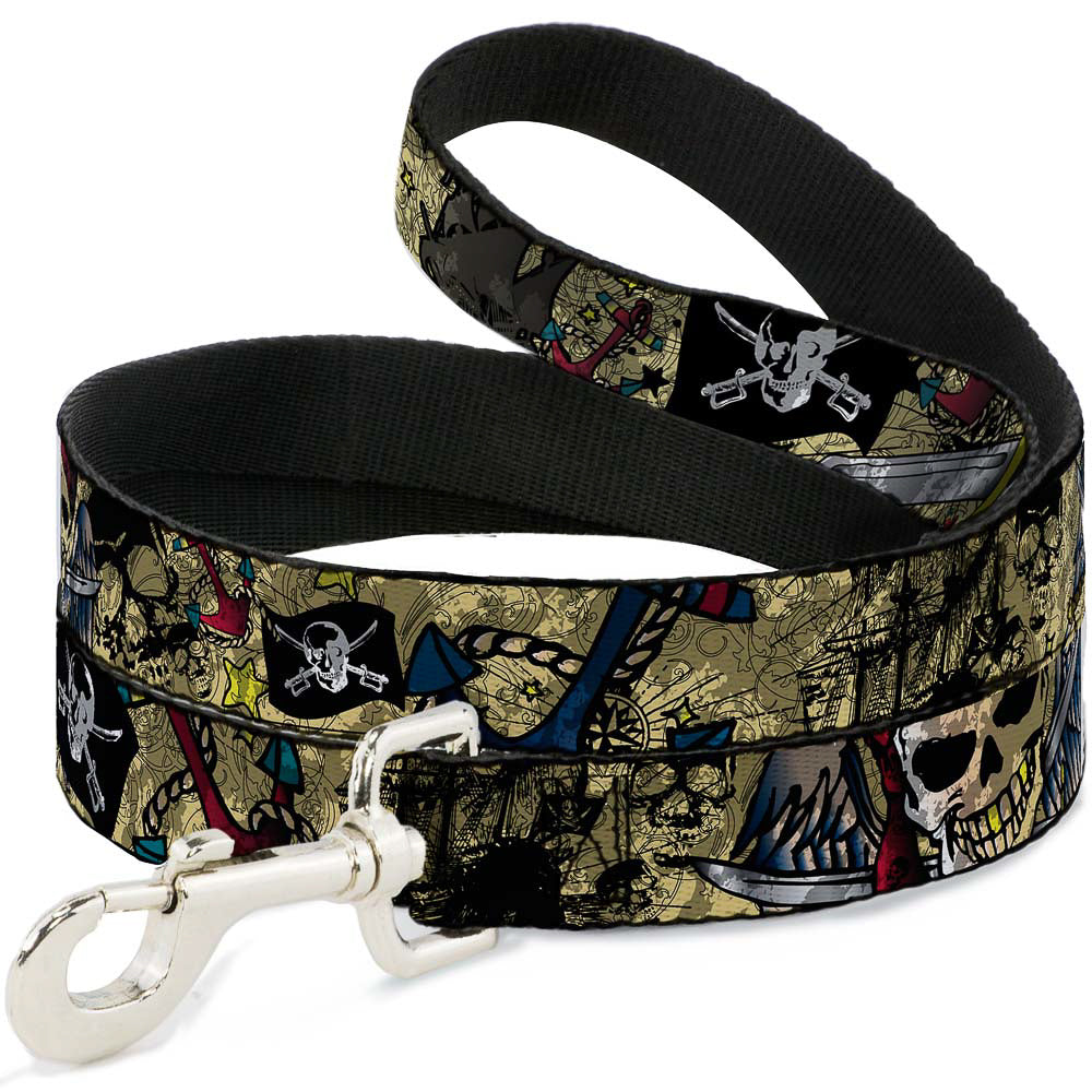 Dog Leash - Dead Men Tell No Tales CLOSE-UP Tan