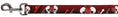 Load image into Gallery viewer, Dog Leash - DJ Skulls Up/Down Black/Red
