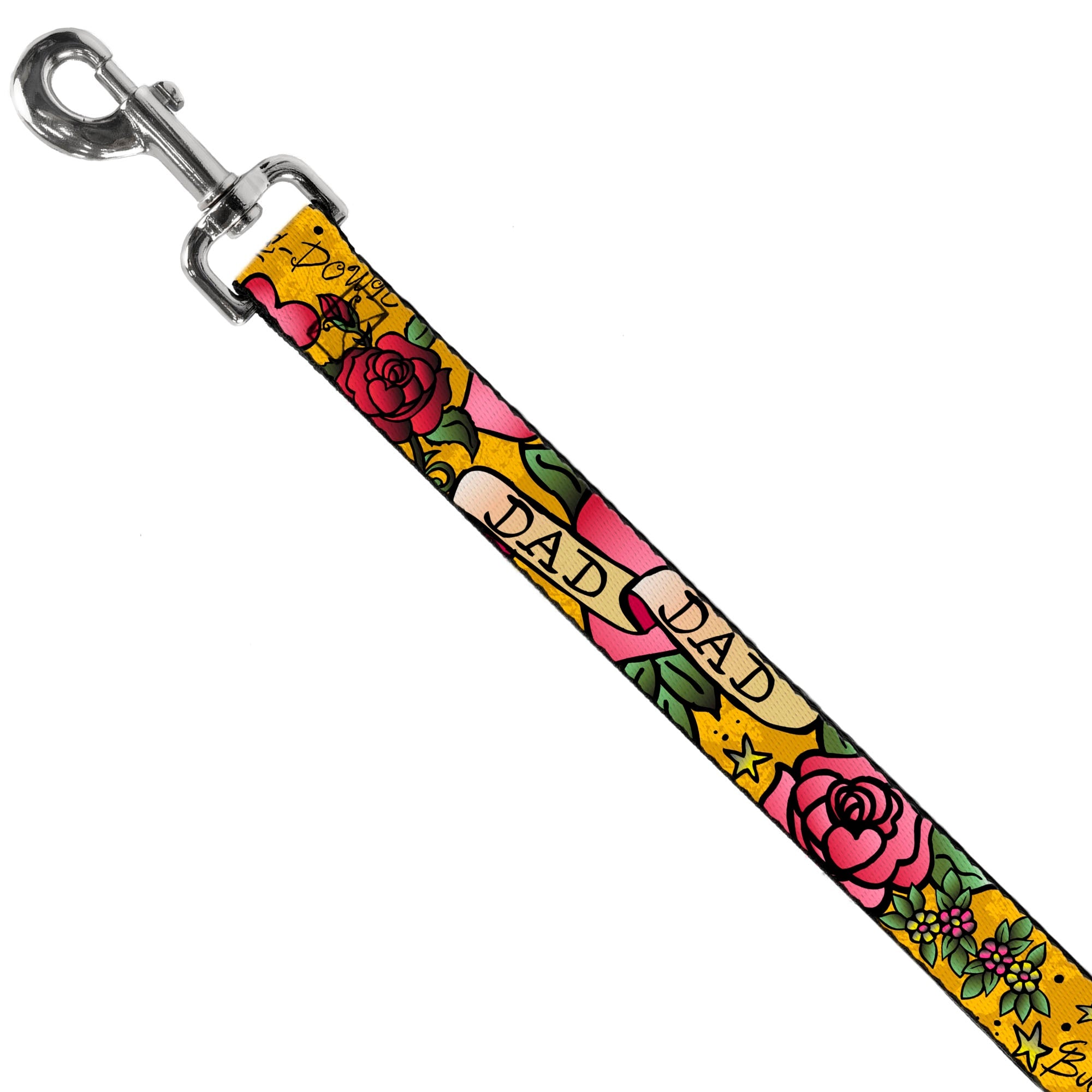 Dog Leash - Dad & Dad Yellow