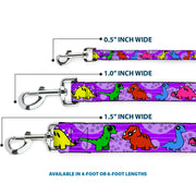 Dog Leash - Dinosaur Cartoon