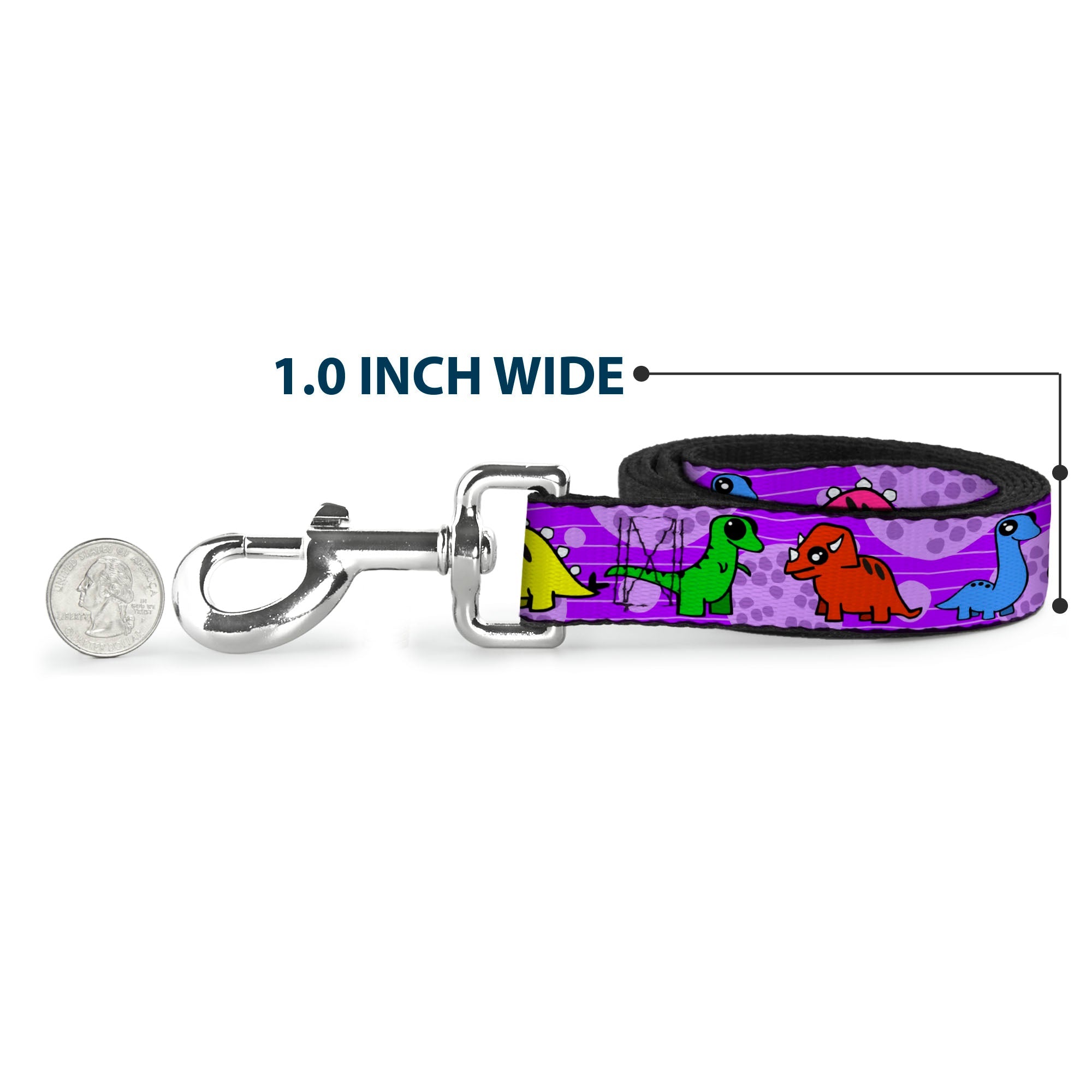 Dog Leash - Dinosaur Cartoon