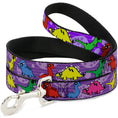 Load image into Gallery viewer, Dog Leash - Dinosaur Cartoon

