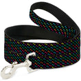 Load image into Gallery viewer, Dog Leash - Dog Bone Black/Multi Color
