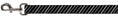 Load image into Gallery viewer, Dog Leash - Diagonal Stripes Scribble Gray/Black
