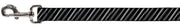 Dog Leash - Diagonal Stripes Scribble Gray/Black