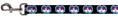 Load image into Gallery viewer, Dog Leash - Dopey Eyes Black/Baby Blue/Purple
