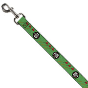 Dog Leash - Darts Green/Multi Color