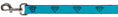 Load image into Gallery viewer, Dog Leash - Diamond Sketch Turquoise/Black
