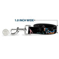 Load image into Gallery viewer, Dog Leash - Die Hard Skulls & Stars2 Black/Multi Color
