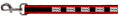 Load image into Gallery viewer, Dog Leash - Double SWAG Black/White/Red Stripe
