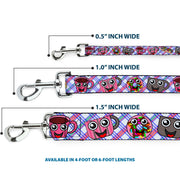 Dog Leash - Donuts & Coffee Cartoon2