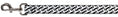 Load image into Gallery viewer, Dog Leash - Diagonal Handlebar Mustaches White/Black
