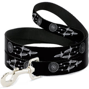 Dog Leash - Dream Catcher Black/White