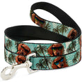 Load image into Gallery viewer, Dog Leash - Dachshund in Shades w/Palm Trees
