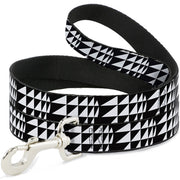 Dog Leash - Eighties 8 Black/White