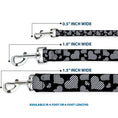 Load image into Gallery viewer, Dog Leash - Eighties Hearts Black/White
