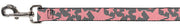 Dog Leash - Eighties Stars2 Black/White/Red