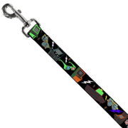 Dog Leash - Eighties Arcade Black