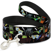 Dog Leash - Eighties Arcade Black