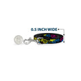 Load image into Gallery viewer, Dog Leash - Eighties Shades Splatter Black/Neon
