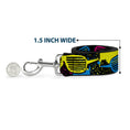 Load image into Gallery viewer, Dog Leash - Eighties Shades Splatter Black/Neon
