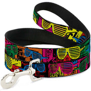 Dog Leash - Eighties Shades Tapes Black/Neon