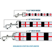 Dog Leash - England Flags