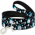 Load image into Gallery viewer, Dog Leash - Emperor Penguins Gray/Blues
