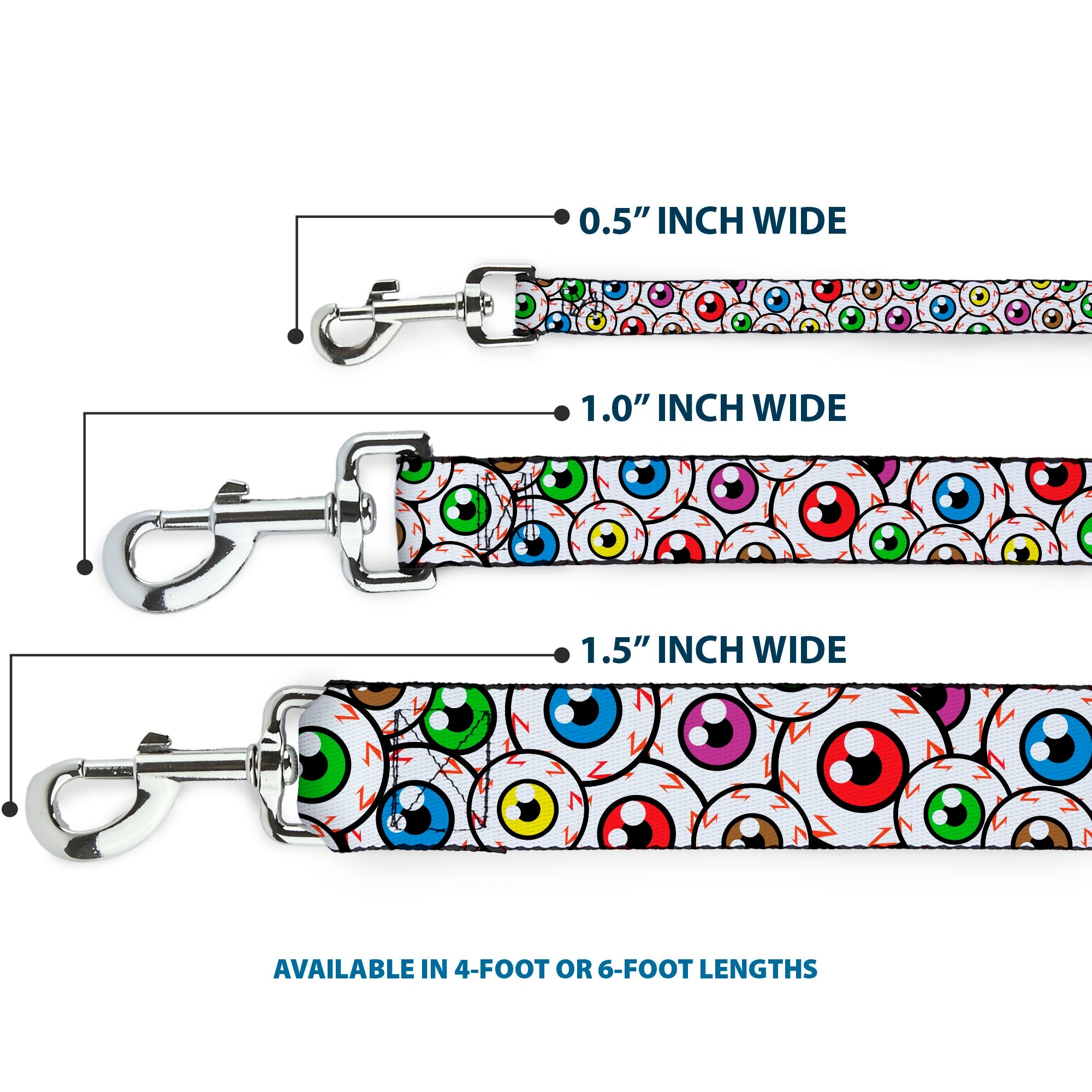 Dog Leash - Eyeballs Stacked