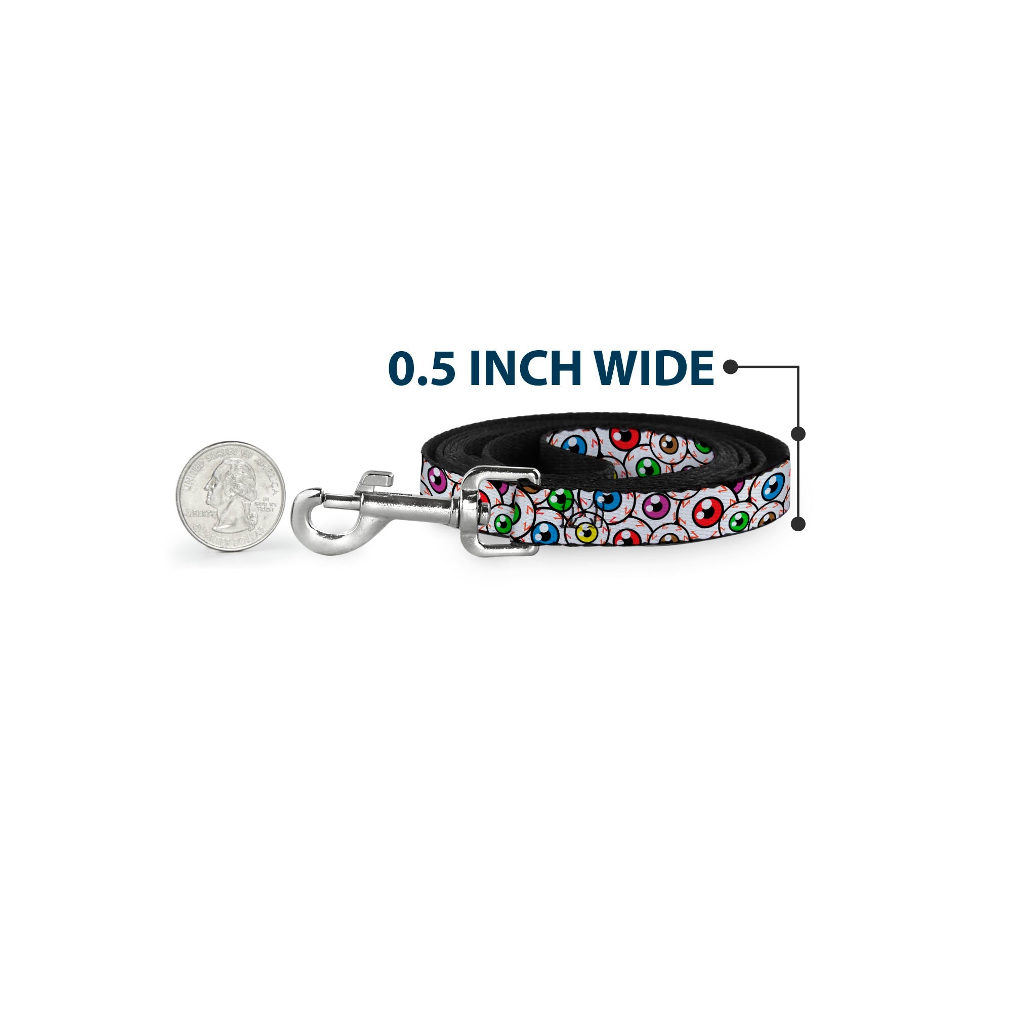Dog Leash - Eyeballs Stacked