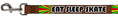 Load image into Gallery viewer, Dog Leash - EAT SLEEP SKATE Brown/Rasta Burst
